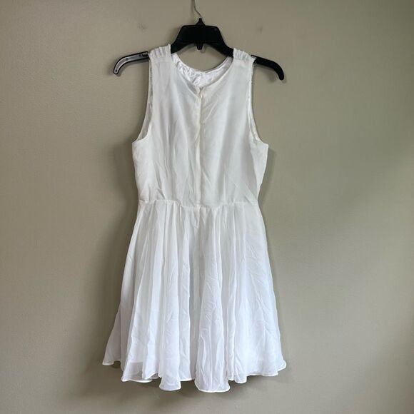 NWT Francesca’s white dress small - Picture 6 of 7